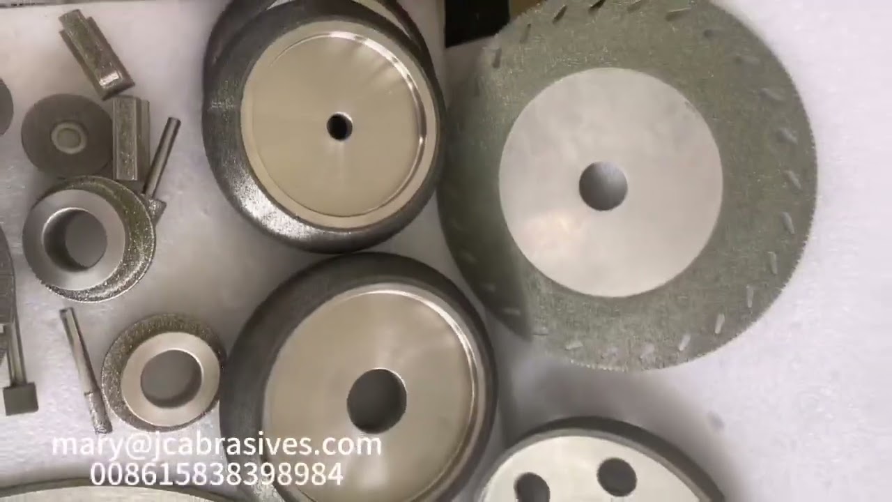 electroplated bonded cbn and diamond grinding wheels