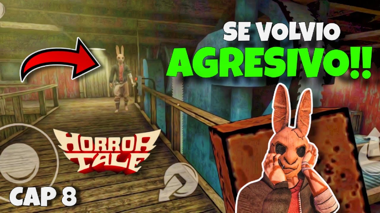 EL CONEJO SE VOLVIÓ MAS AGRESIVO Y AHORA QUIERE MATARME!! [Horror Tale] Cap 8