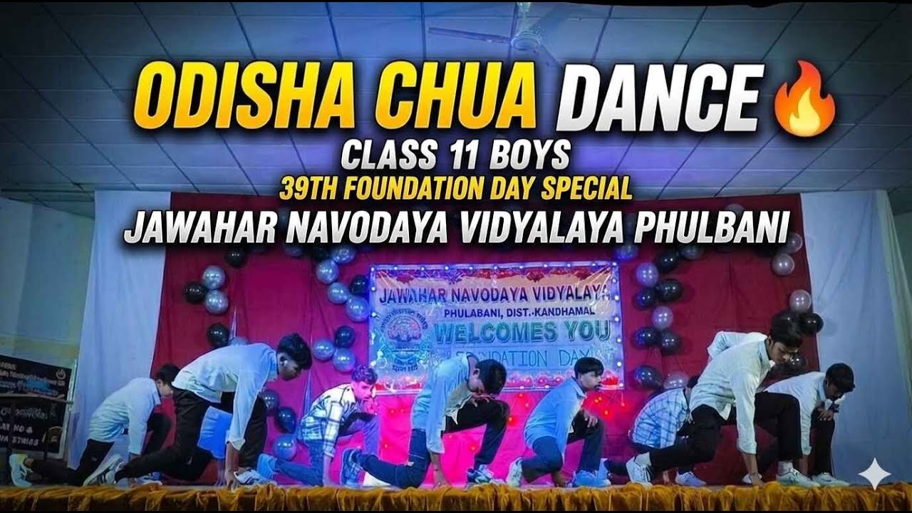 11th Class Boys Set the Stage on Fire 🔥 Odisha Chua Song | Foundation Day Special