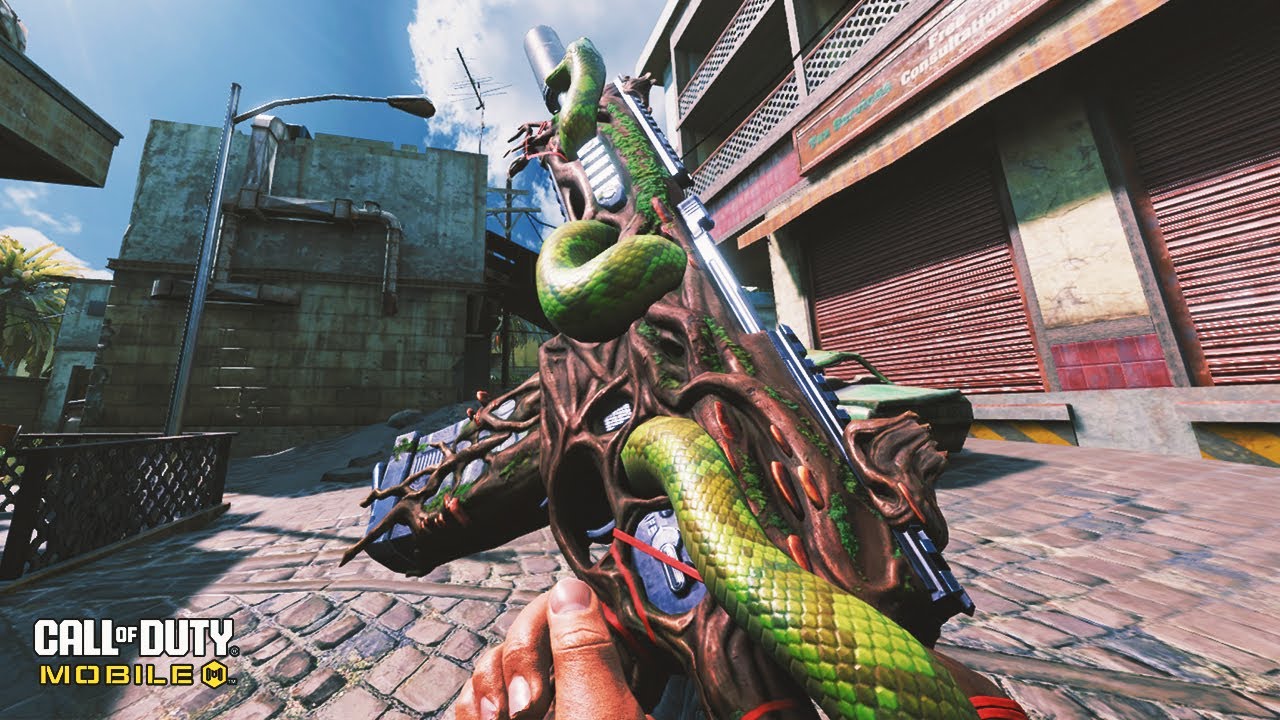 They added a snake gun in COD Mobile