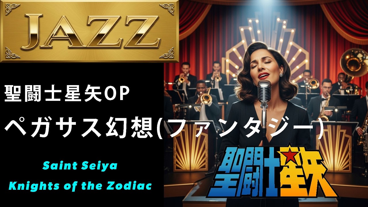 聖闘士星矢OP ペガサス幻想(ファンタジー)ジャズ・バージョン　#アニソン　#jazz  #cover
