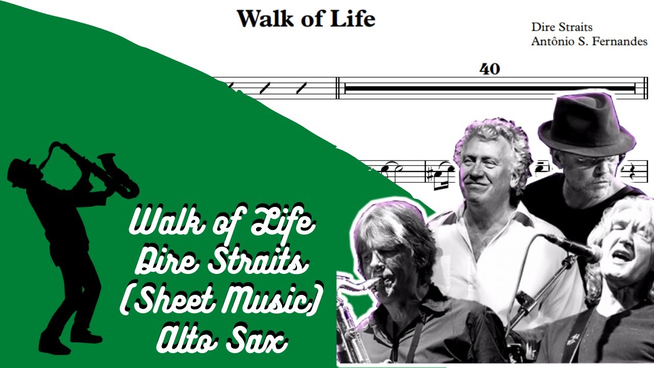 Walk of Life - Dire Straits (Sheet Music) Alto Sax