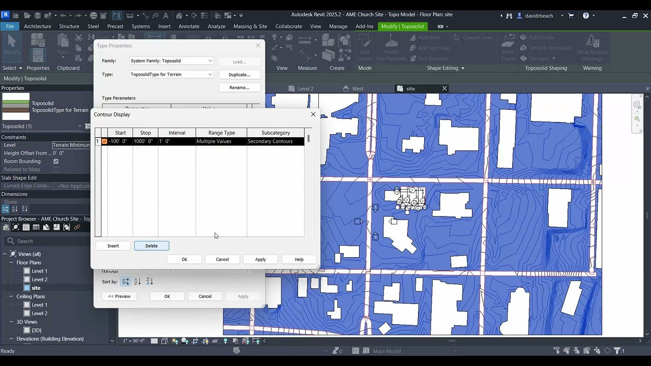 Building an Architecture Topo Model: Forma To Revit to Physical Topo Model