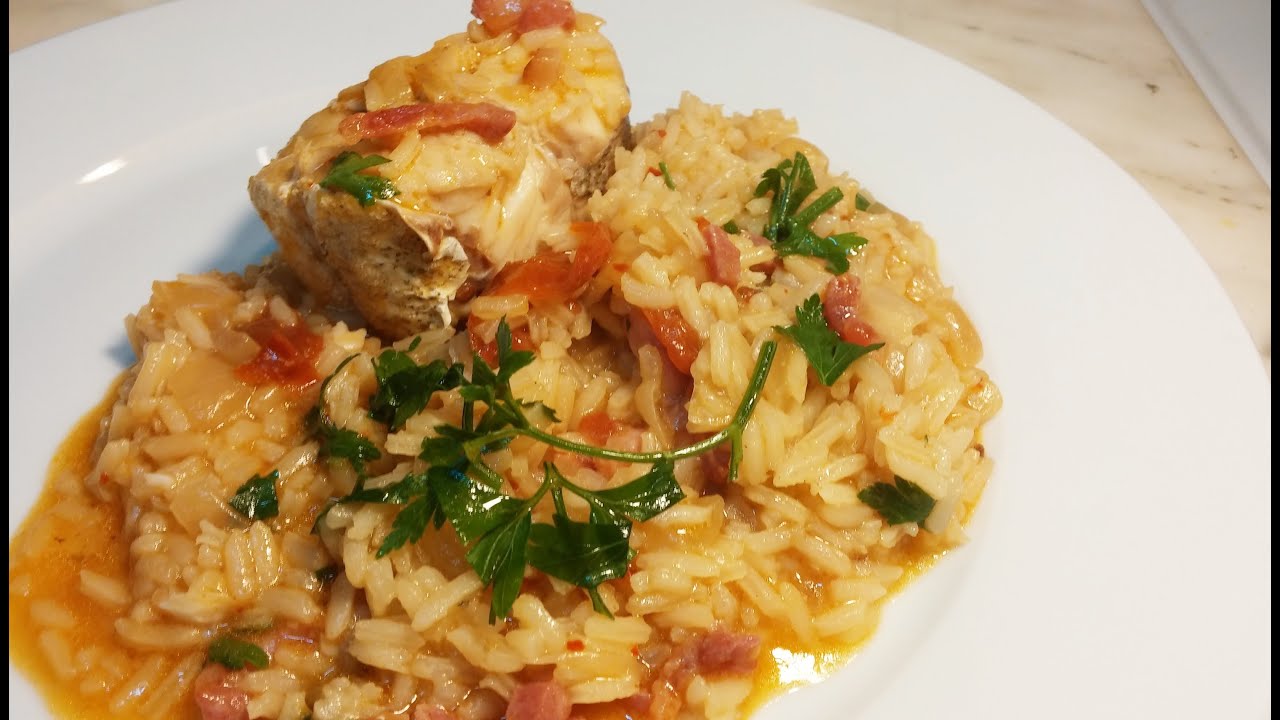 Receita de arroz de peixe com bacon by necasdevaladares