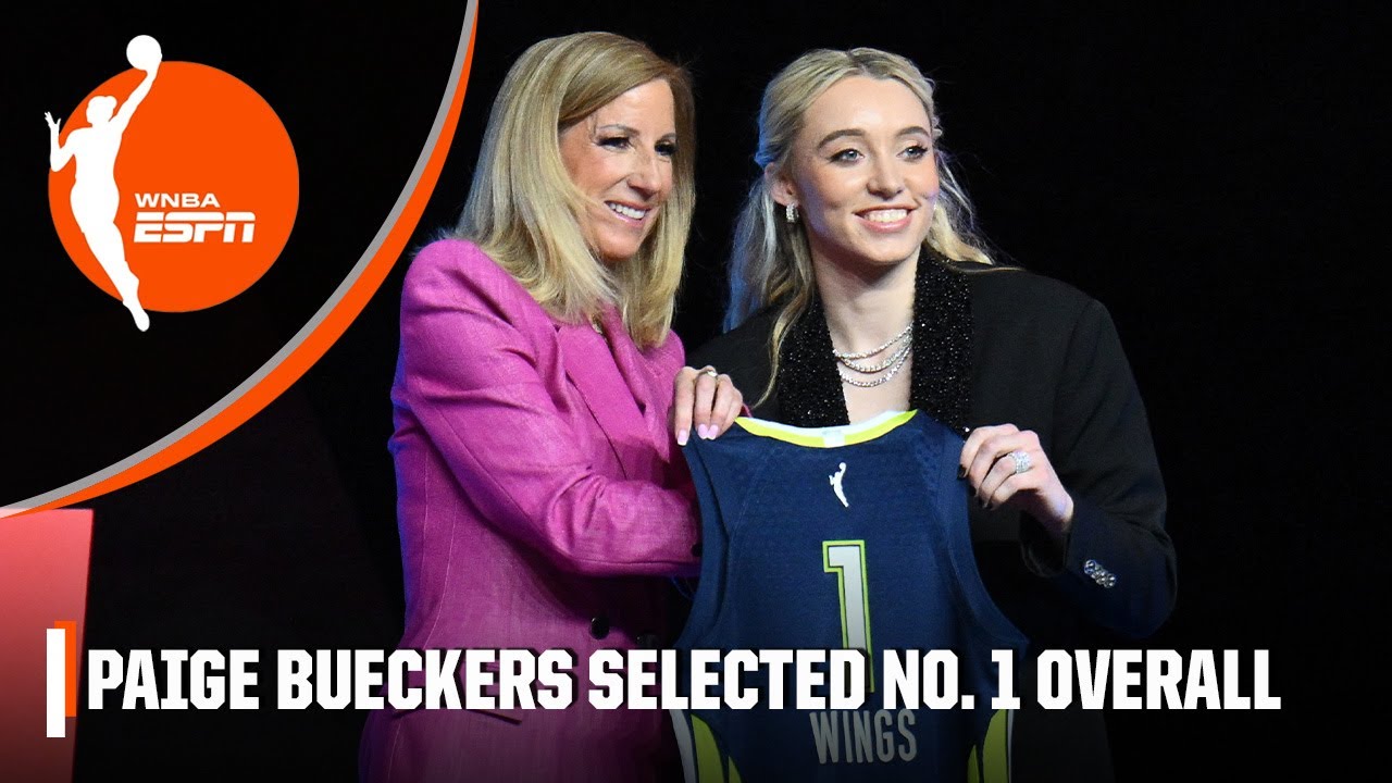 🚨 PAIGE BUECKERS SELECTED NO. 1 OVERALL BY THE DALLAS WINGS 🚨 | WNBA Draft