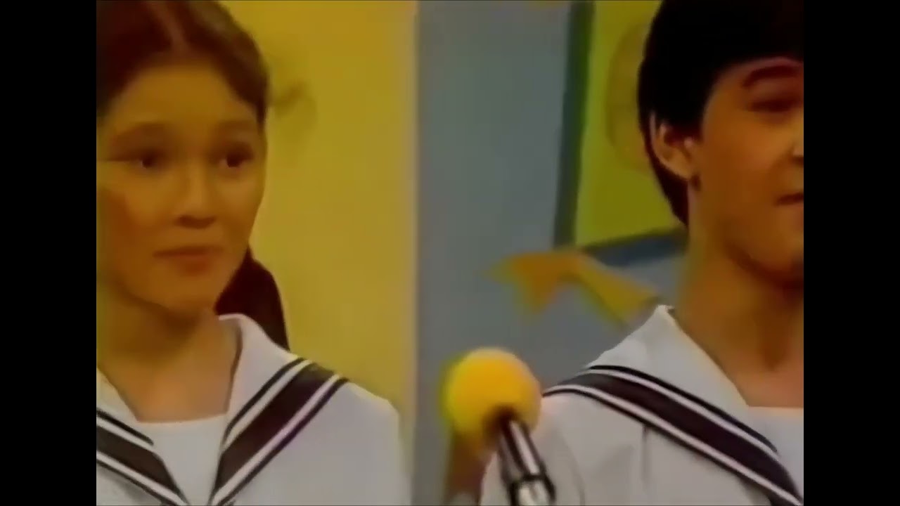 Ms Lea Salonga and Sen Risa Hontiveros playing as Von Trapp Children. 