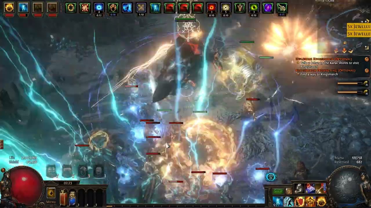 Divine Blast PoE, Mirror + Beyond farm.