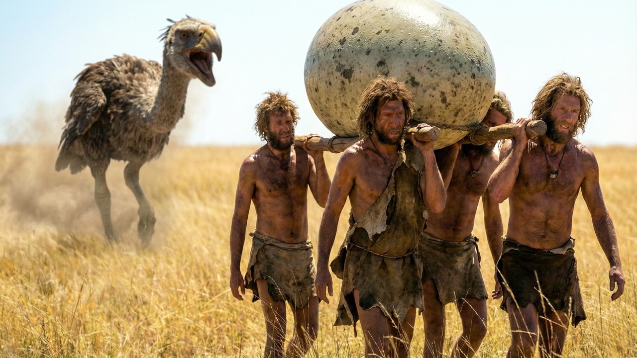 Life 2.7 Million Years Ago: Homo Habilis vs. Giant Terror Bird - The Deadliest Heist