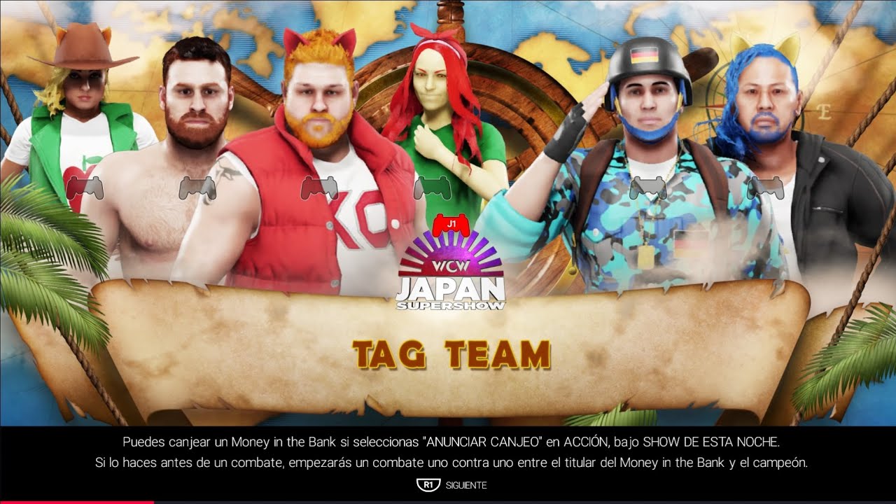 WWE 2k19 The Apple's vs The Kamikazes - Tag Team