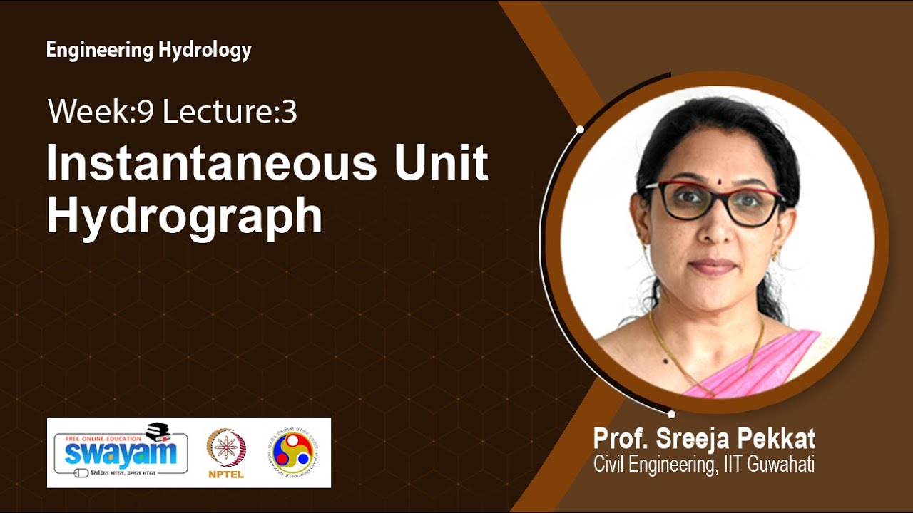 Lec 60: Instantaneous Unit Hydrograph