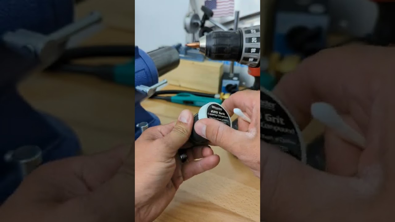 Lapping a seating stem