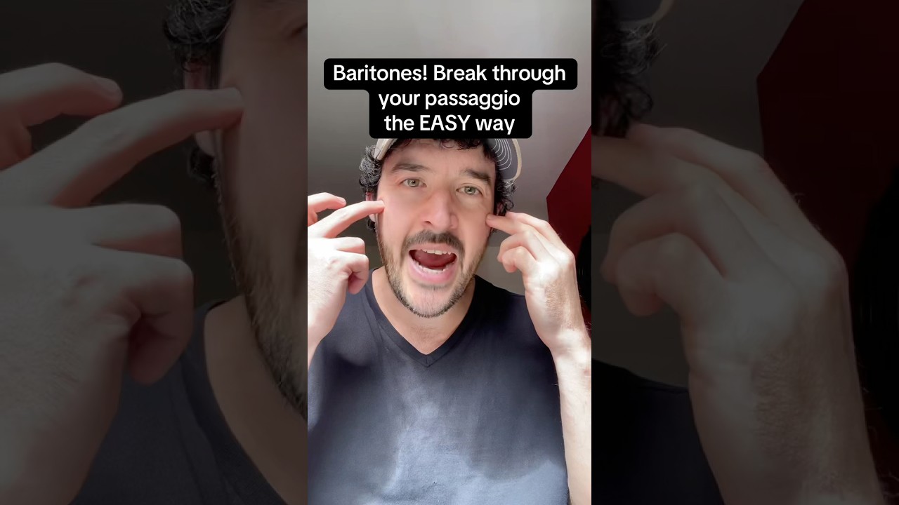 Baritones: Break Through Your Passaggio the Easy Way 🎶 | Singing Tip