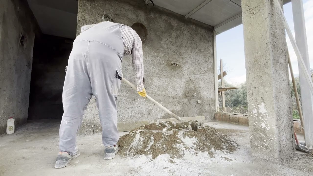 Evin dış sıvasına ağırlık verdik yapabildiğimiz kadar yaptık 