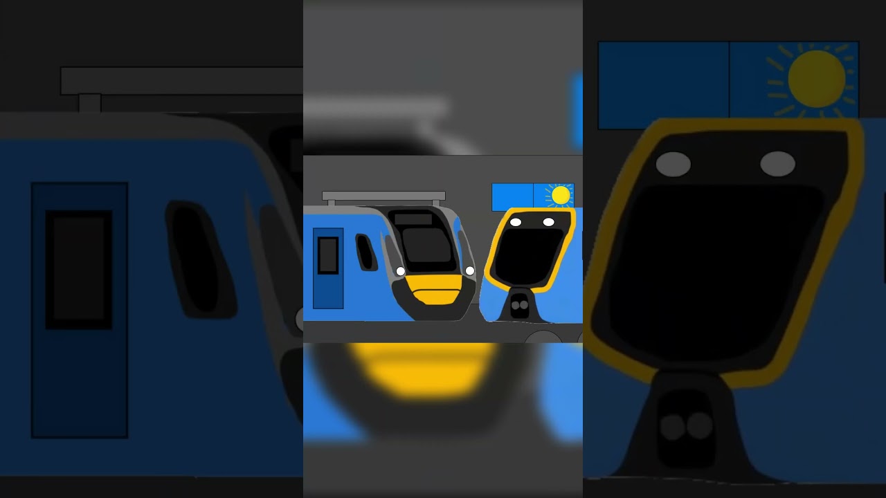 The HCMT and Xtrapolis 2 0 - Melbourne Metro Trains Animation  #melbourne #railway