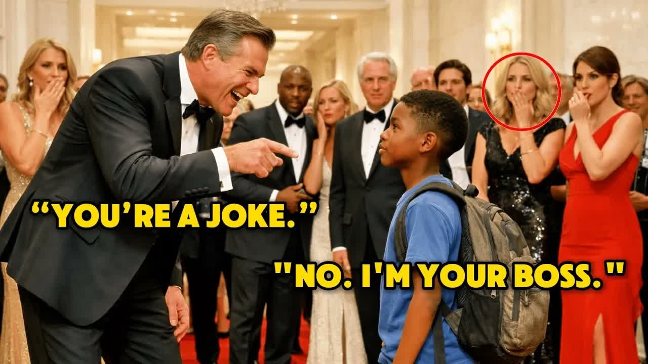 Millionaire Mocked When a Black Boy Said “I’m Your Boss” — Until the Board Confirmed It 1