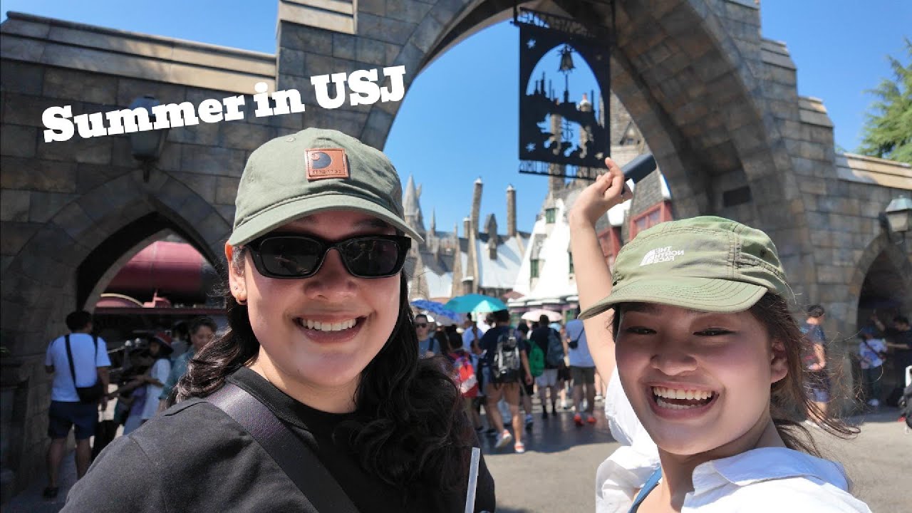 USJ during the summer 🥵 ?! everything we ate at Universal Studios Japan | Phola Amyll