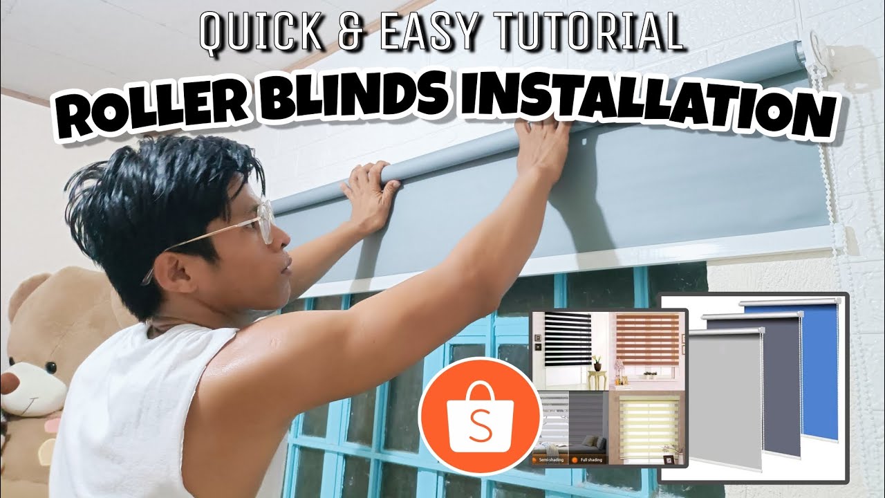 HOW TO INSTALL ROLLER BLINDS • QUICK & EASY TUTORIAL — by sara dela cruz