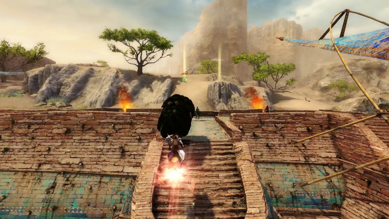 Guild Wars 2 -- Amnoon Desert Race (Roller Mount Only, 96 Seconds)
