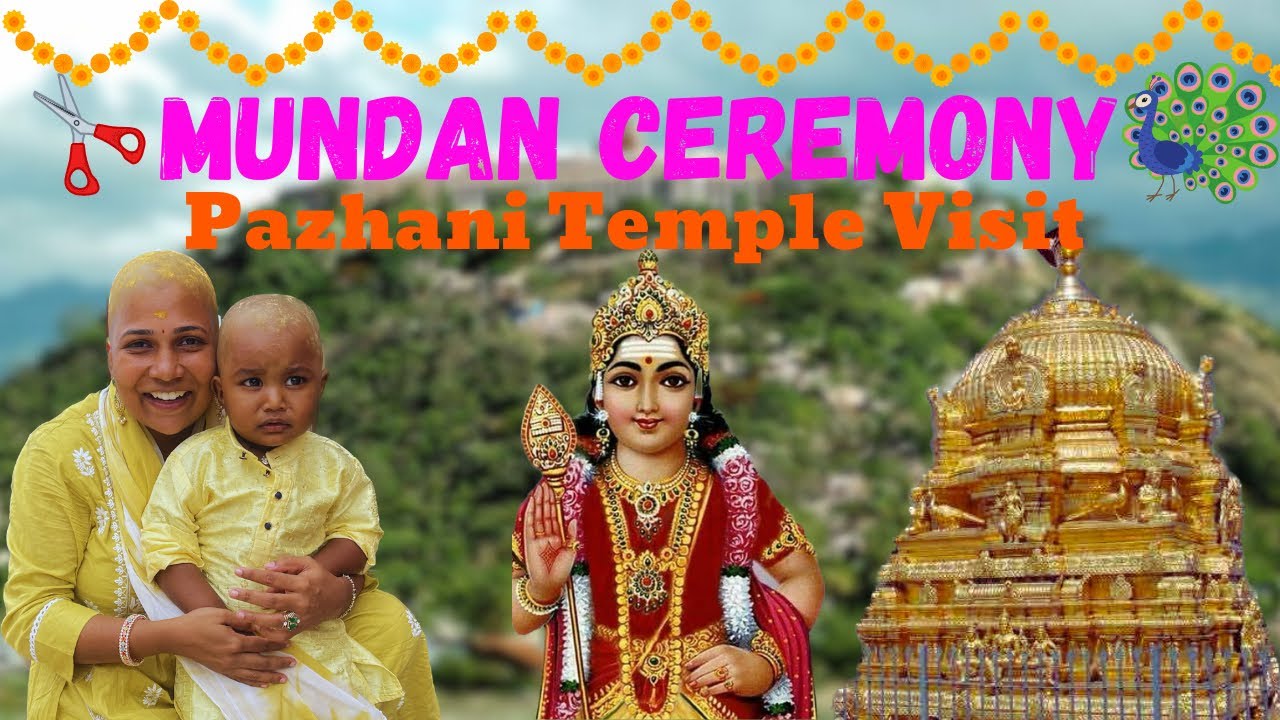 MUNDAN CEREMONY💇‍♂️| Mundan Ceremony in PALANI🛕| Palani Temple Visit | 2023 @Shruthindhu