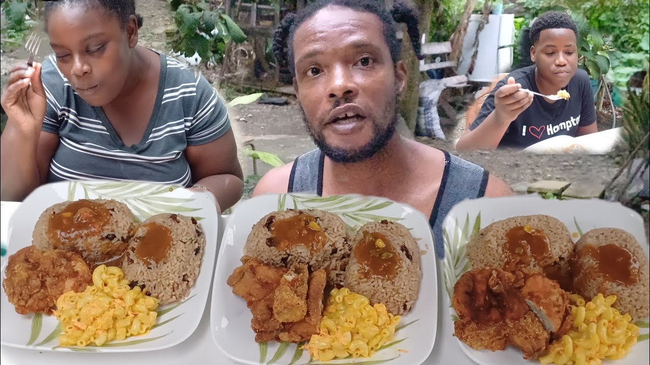 HOW TO MAKE?JAMAICA 🇯🇲 RICE & PEAS 🫛/FRY CHICKEN/CARROT PASTA/MERRY CHRISTMAS & A HAPPY NEW YEAR !!