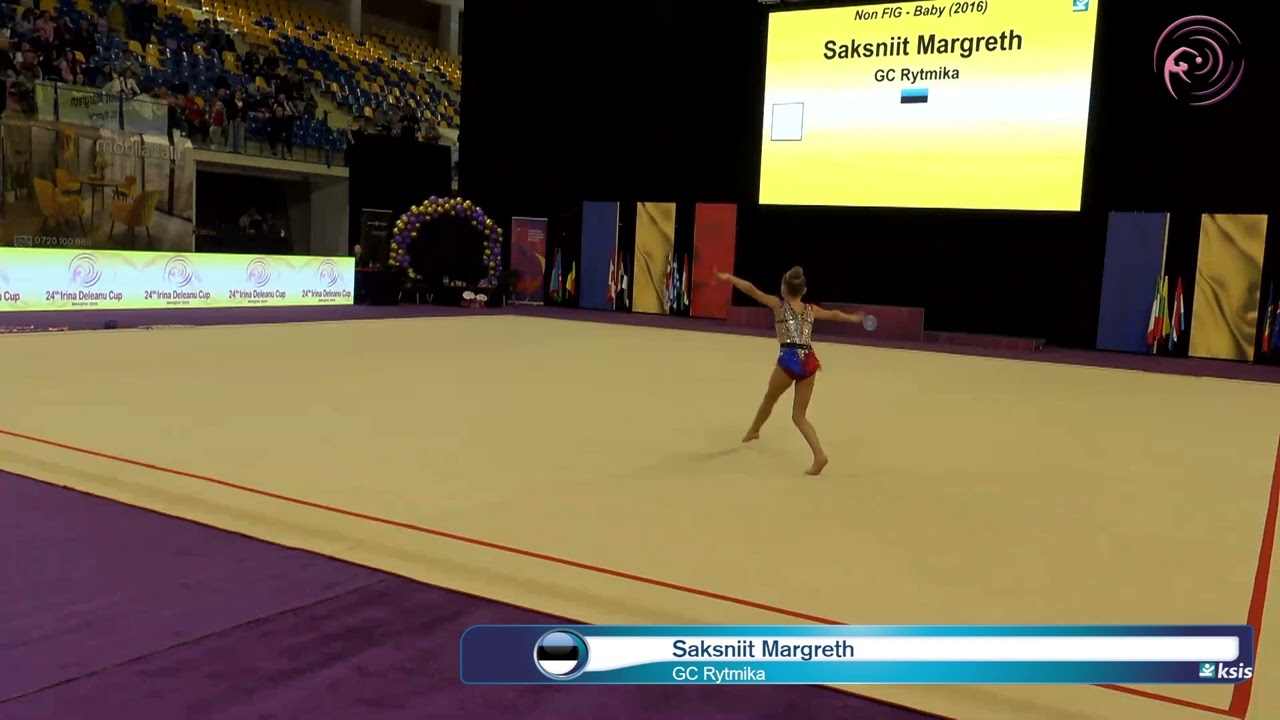 Saksniit Margreth GC Rytmika WA 🎀 24th Irina Deleanu Cup2025 Non FIG   Baby #rhythmicgymnastics