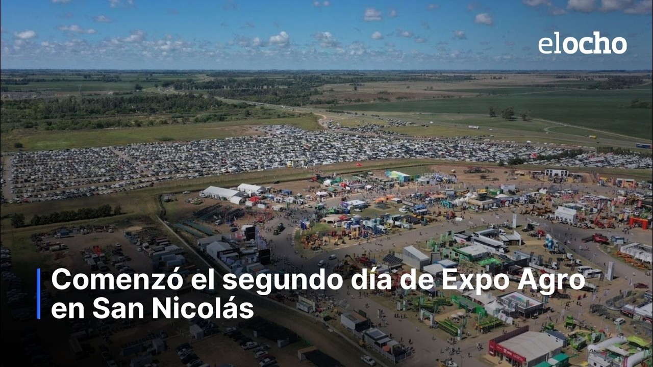 COMENZÓ EL SEGUNDO DÍA DE LA EXPO AGRO EN SAN NICOLÁS