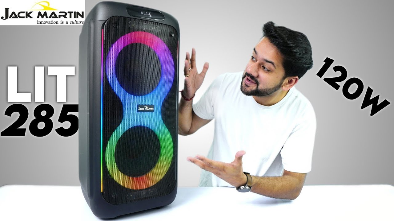 Jack Martin LIT 285 PartySpeaker Review | Real Bass Bomb Under 18000?