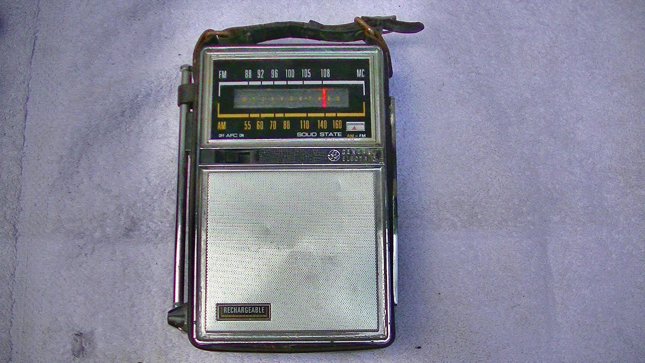 Ремонт транзисторного радиоприемника GE AM FM P2975 General Electric P977