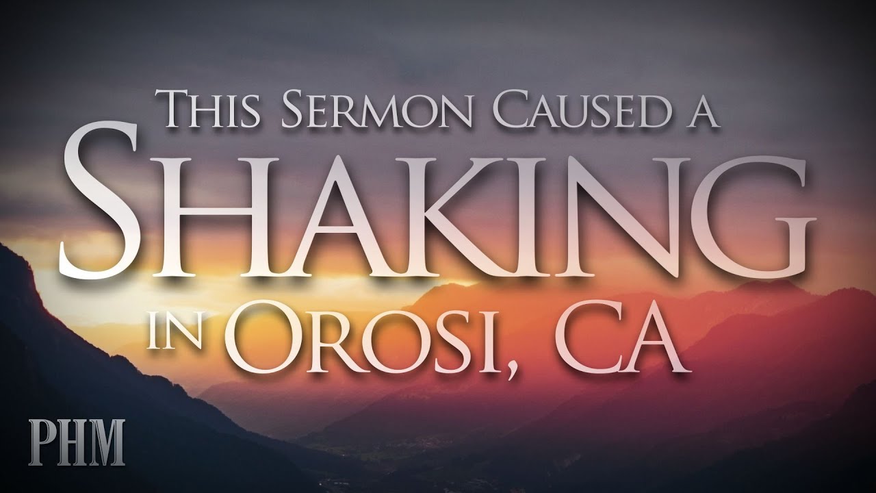 This Sermon Caused a SHAKING at Orosi SDA Church!
