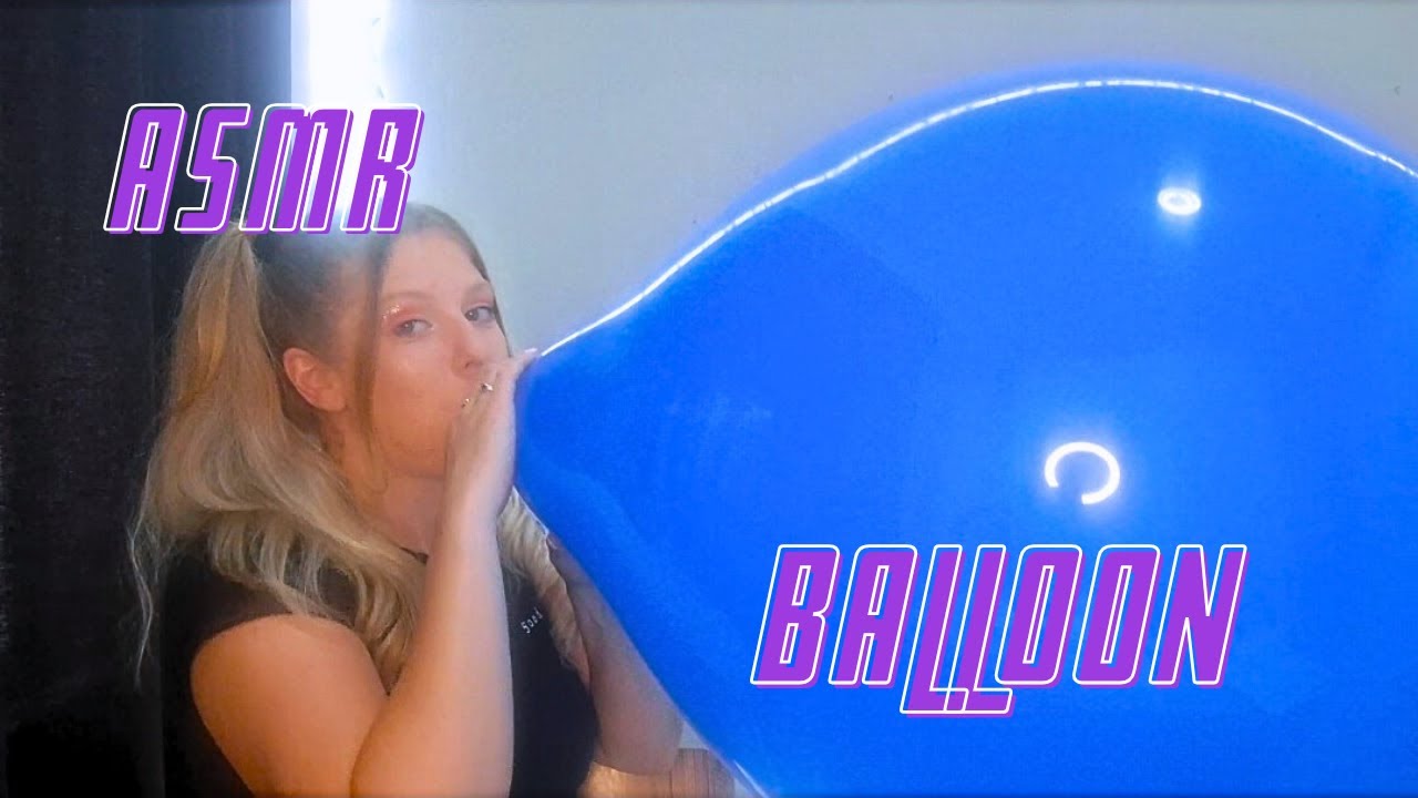 ASMR Inflating & Tapping a 18-Inch Balloon for Satisfying Sounds✨️
