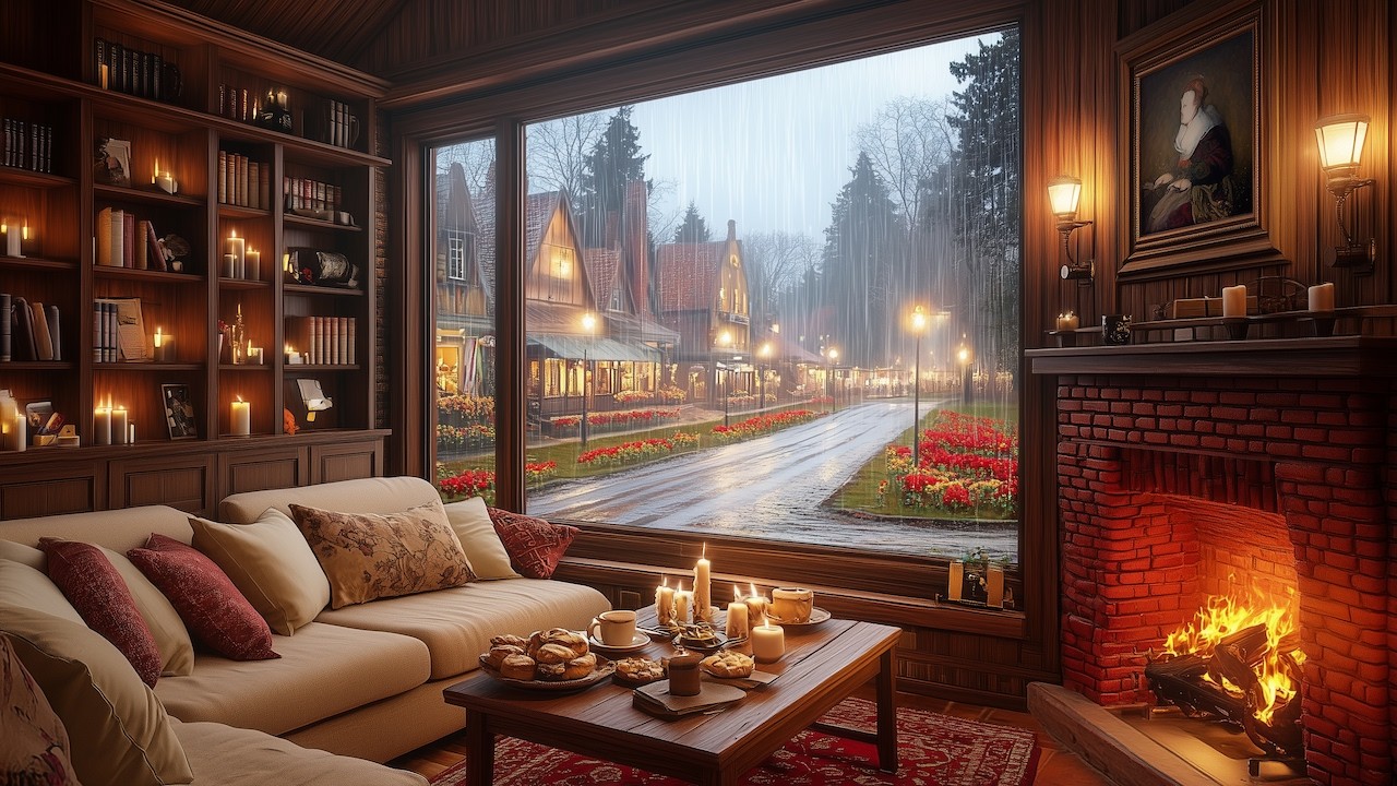 Deep Focus 🎵 3 Hours of Smooth Jazz Piano & Rain Sounds for Work, Study and Reading