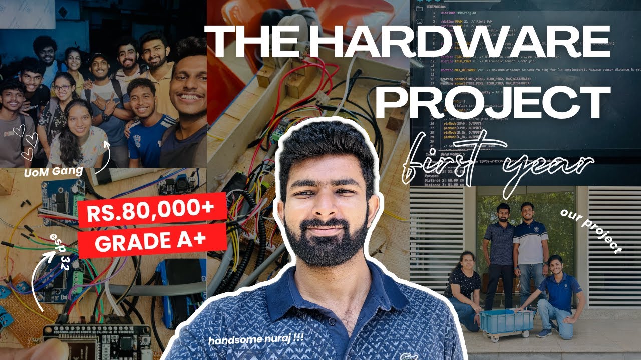 First Year Hardware Project Journey 🚀 | Faculty of IT | University of Moratuwa 📚| Got an A+