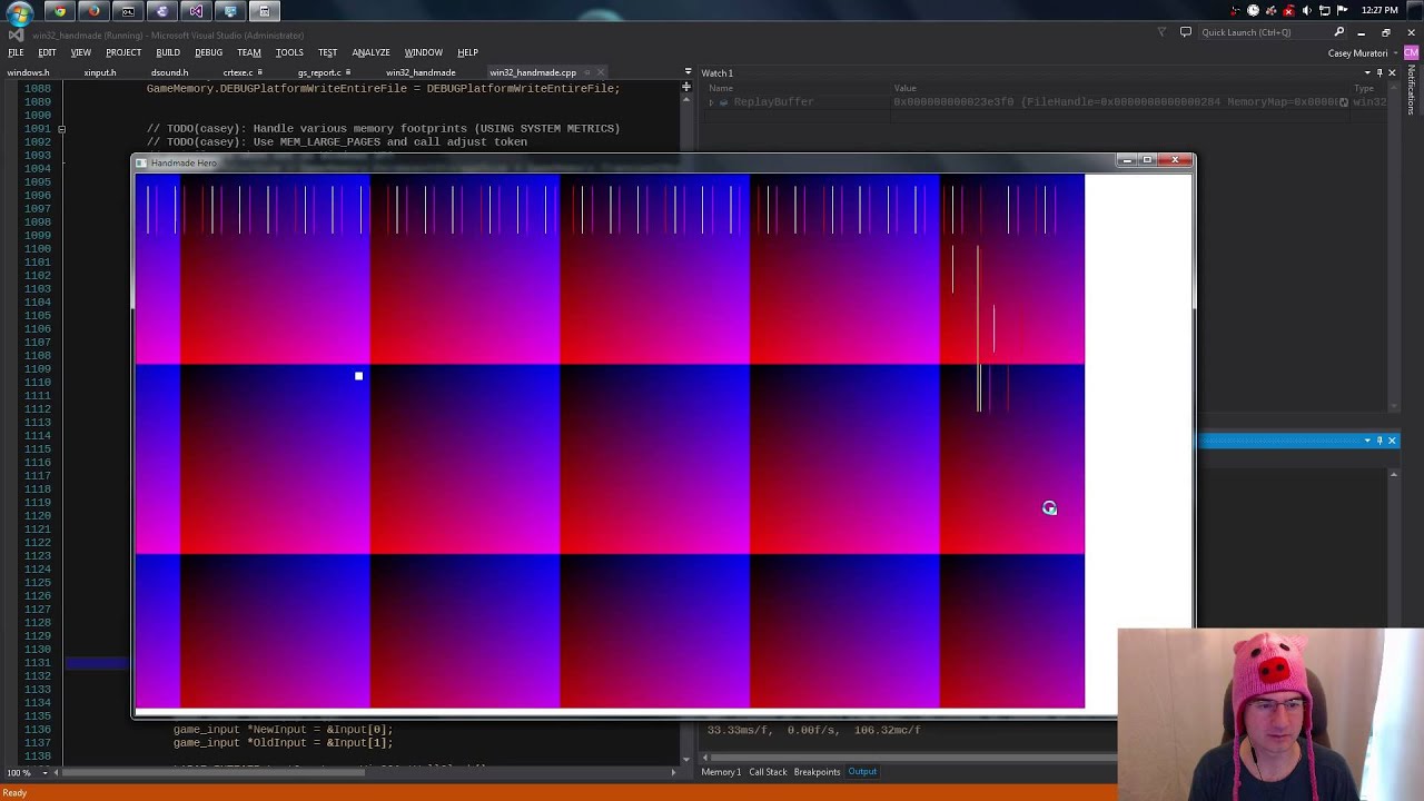 Handmade Hero Day 025 - Finishing the Win32 Prototyping Layer