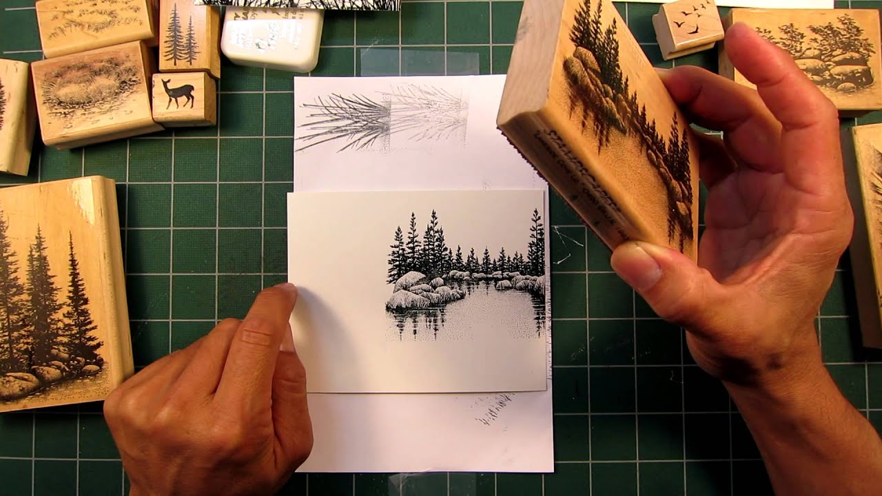 Stampscapes 101: Video 1.  Seamless Scenes