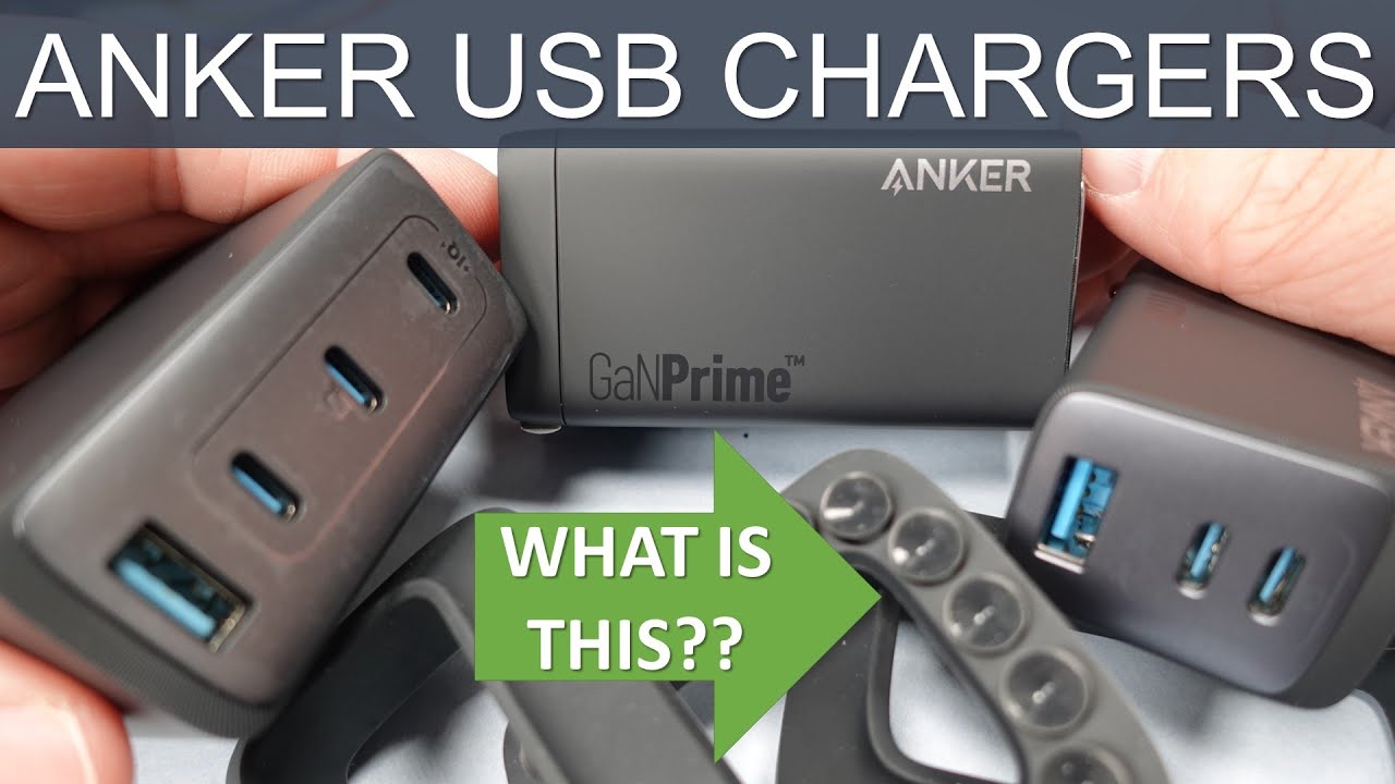 Anker GaNPrime 735 (65W), 737 (120W), 747 (150w) USB C Power Adapters