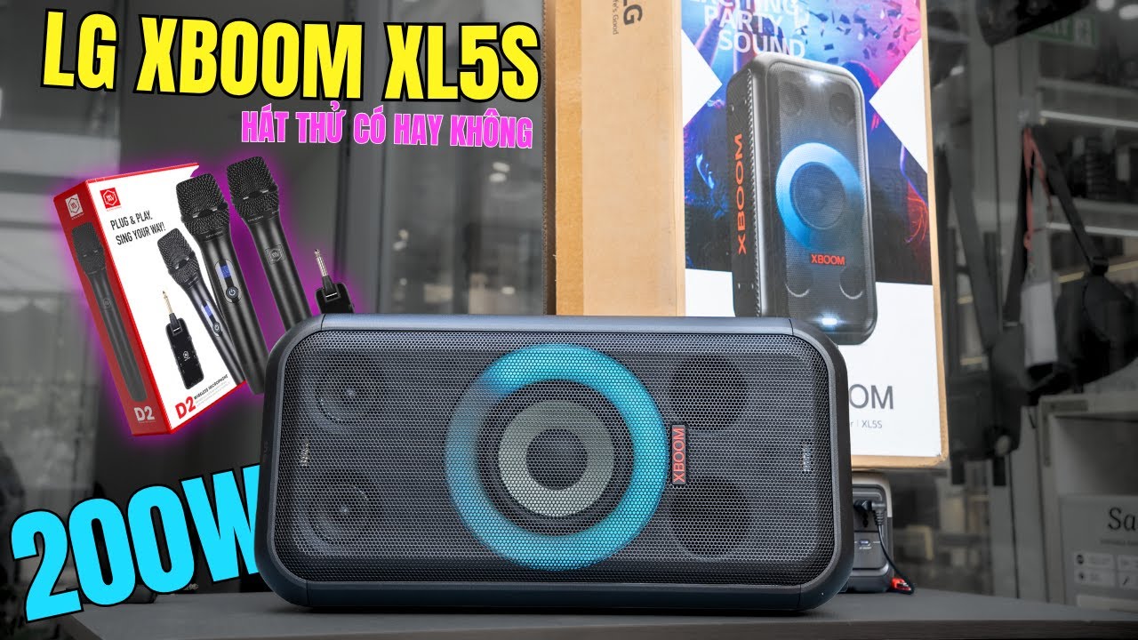 LG XBOOM XL5S hát karaoke có được không ?