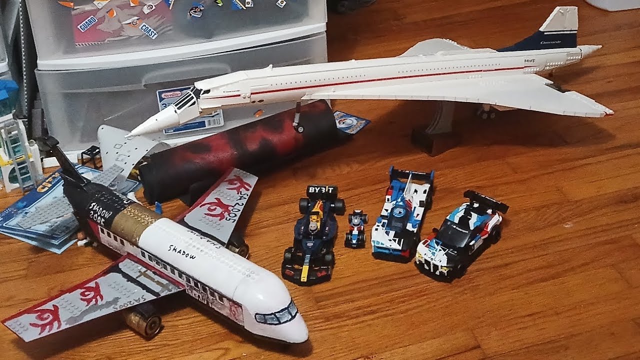 All of my Lego vehicles...