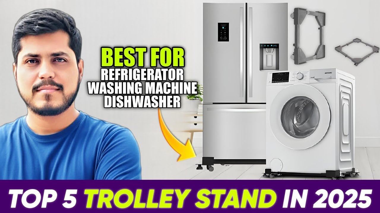 Top 5 Best Trolley Stand For Fridge Dishwasher & Washing Machine In 2025 | Best Trolley Stand 2025