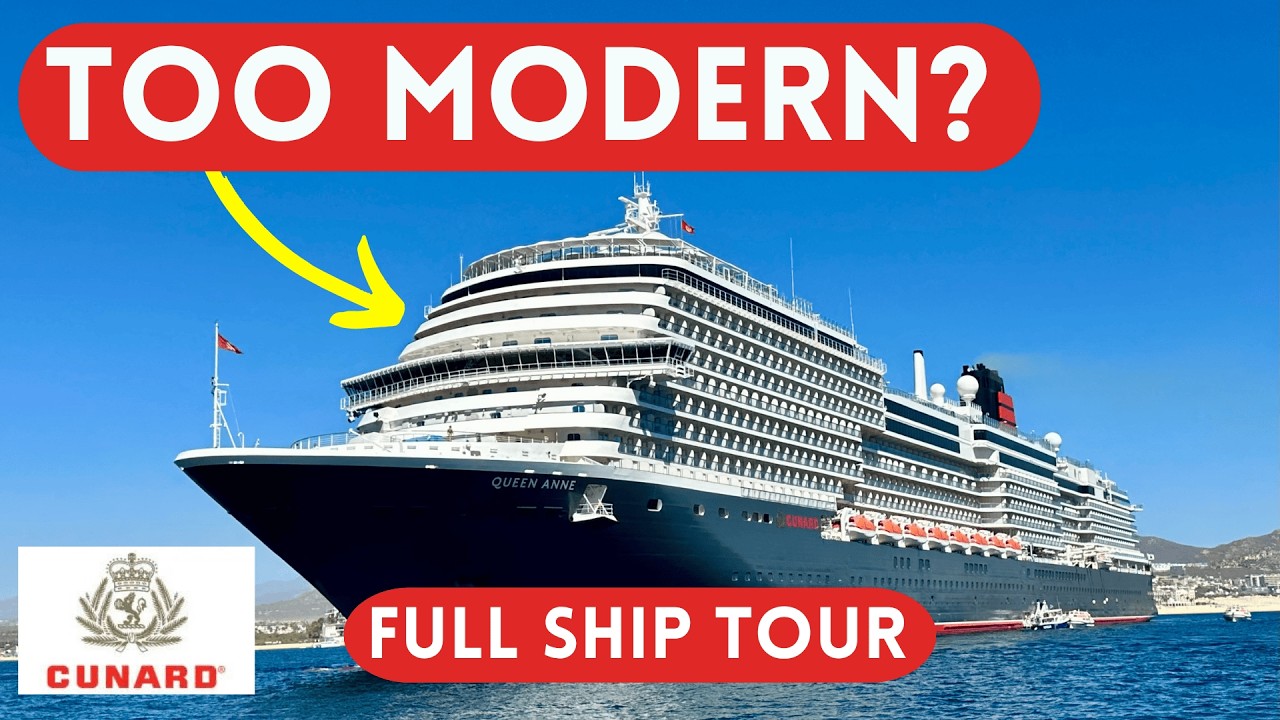 FULL Cunard Queen Anne Ship Tour! All Decks and Venues Explored - TOO MODERN?