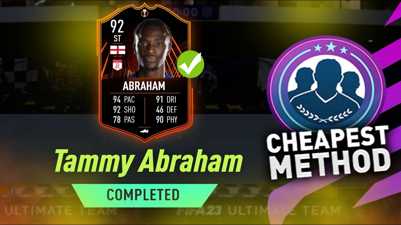 Wow..🤩 92 RTTF Tammy Abraham SBC! (Cheapest Method) - #FIFA2​3
