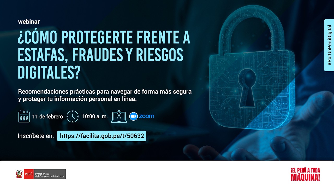 Webinar CNSD - ¿Cómo protegerte frente a estafas, fraudes y riesgos digitales?