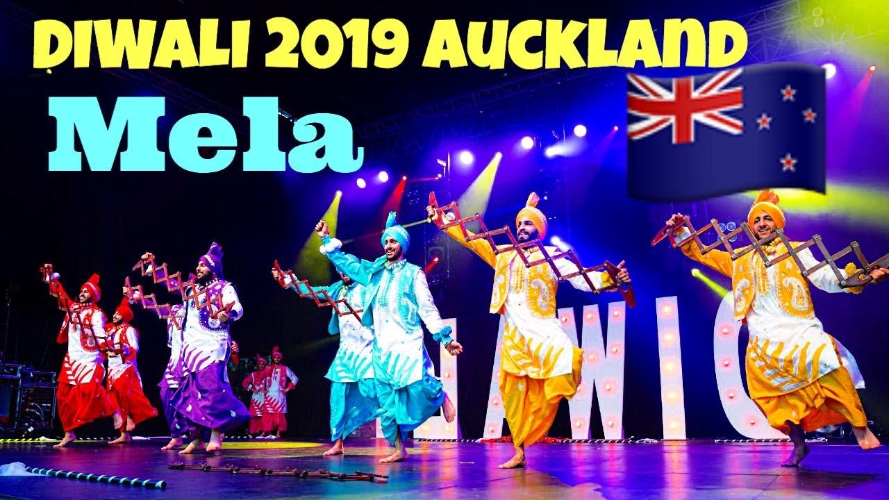 Diwali Mela Auckland NewZealand. NewZealand Police Bhangra Performance.