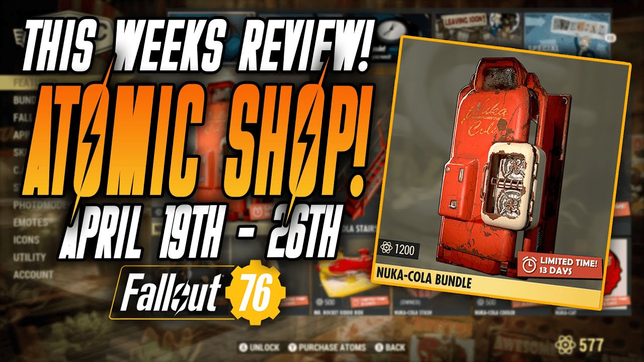 Fallout 76 Atomic Shop Update | April 19th - 26th