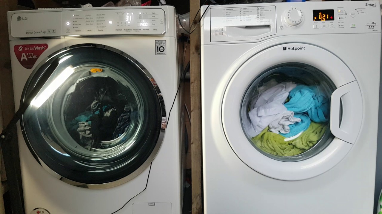 Lg vs hotpoint (cotton 40 turbo +rinse, fw 60 +rinse) 3/4