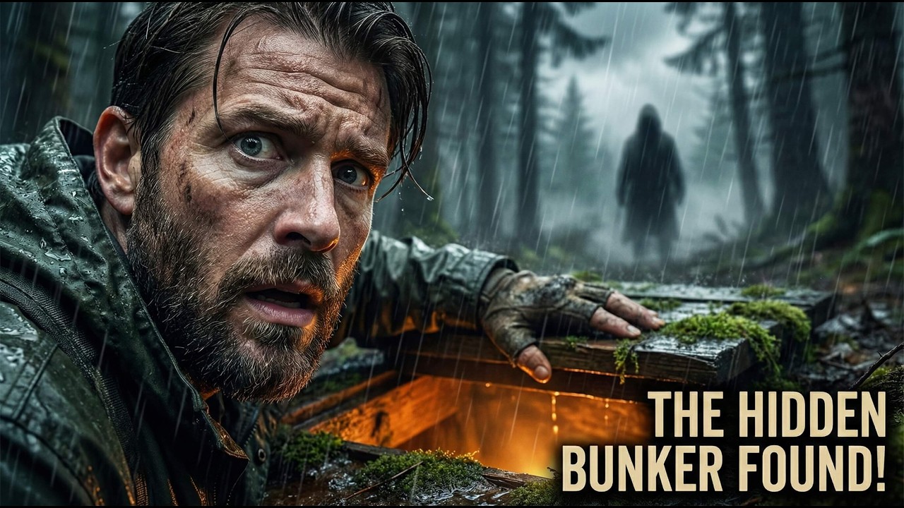 He Built a Hidden Underground Shelter in the Forest… Then a Stranger Knocked During the Storm