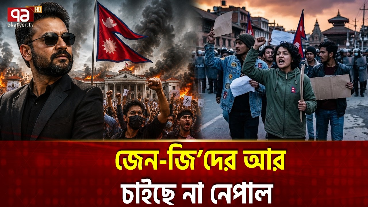 বিপদে নেপালের জেন-জি&rsquo;দের সরকার | Nepal | Gen-Z | NepalGovernment | Ekattor TV
