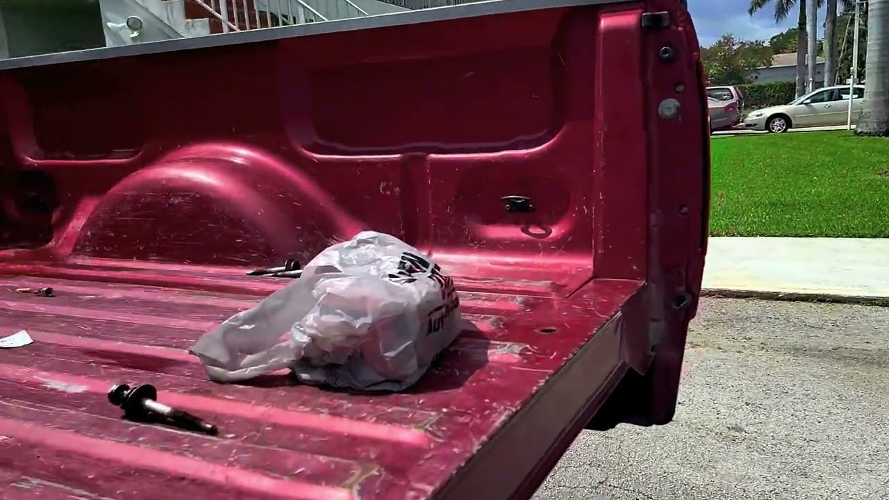 f150  fuel pump replacement bed removal