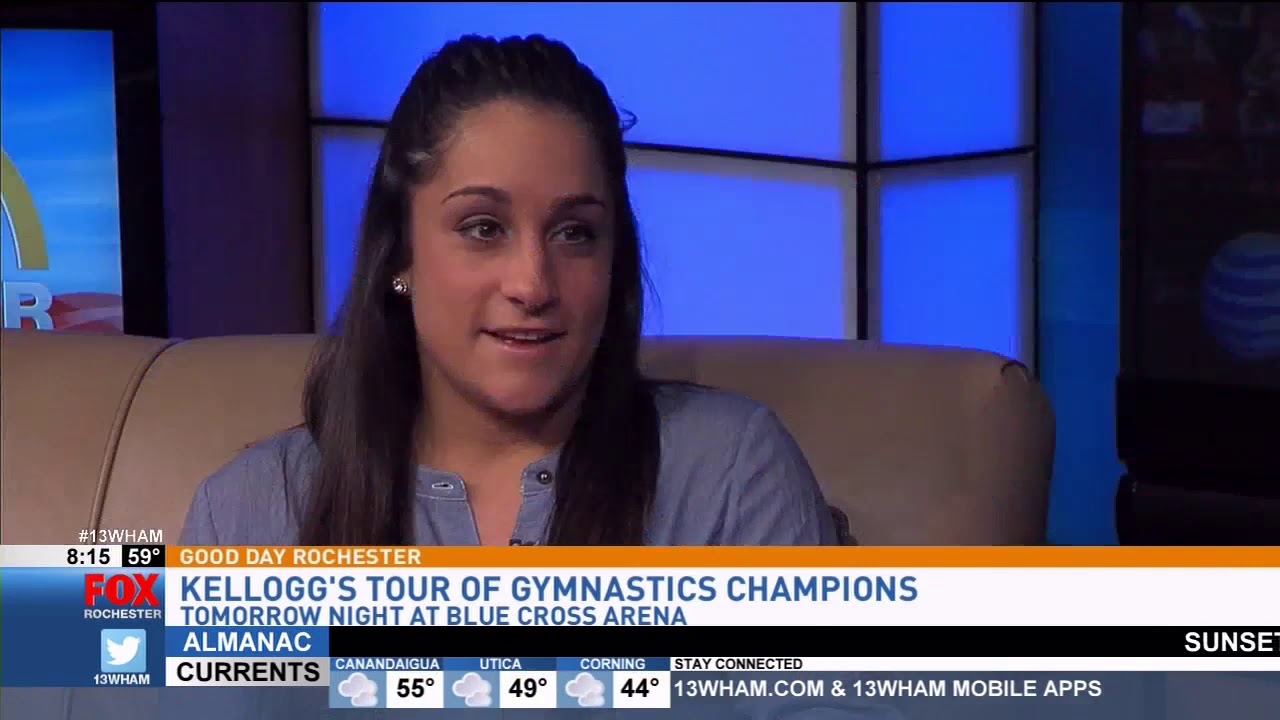 Gymnast Jordyn Wieber on Good Day Rochester Part 1