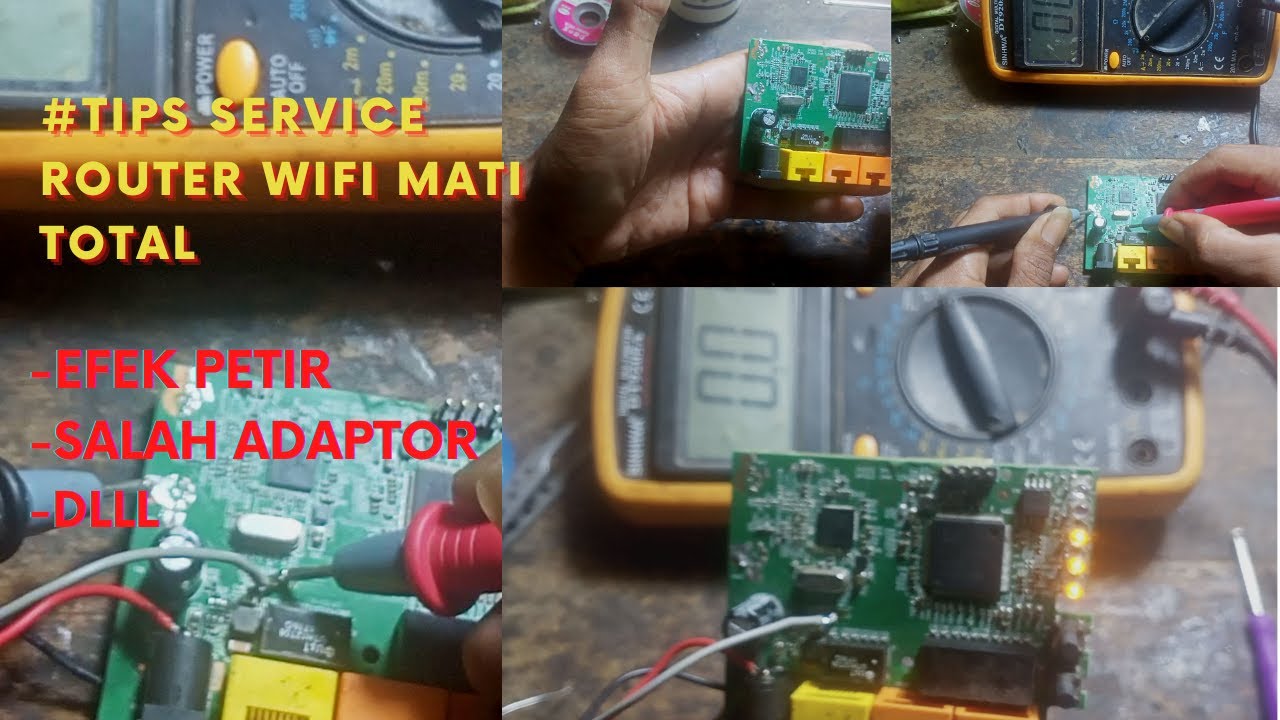 TUTORIAL service WIFI ROUTER mati total