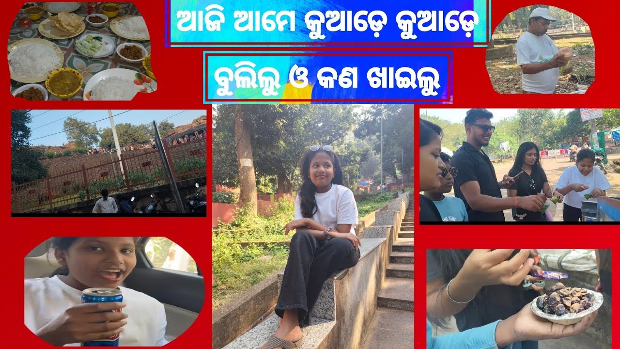 ଆଜି ଆମେ କୁଆଡ଼େ କୁଆଡ଼େ ବୁଲିଲୁ ଓ କଣ ଖାଇଲୁ //#youtuber #beautifulfans #vlog #comedy #fanforever #love/ 